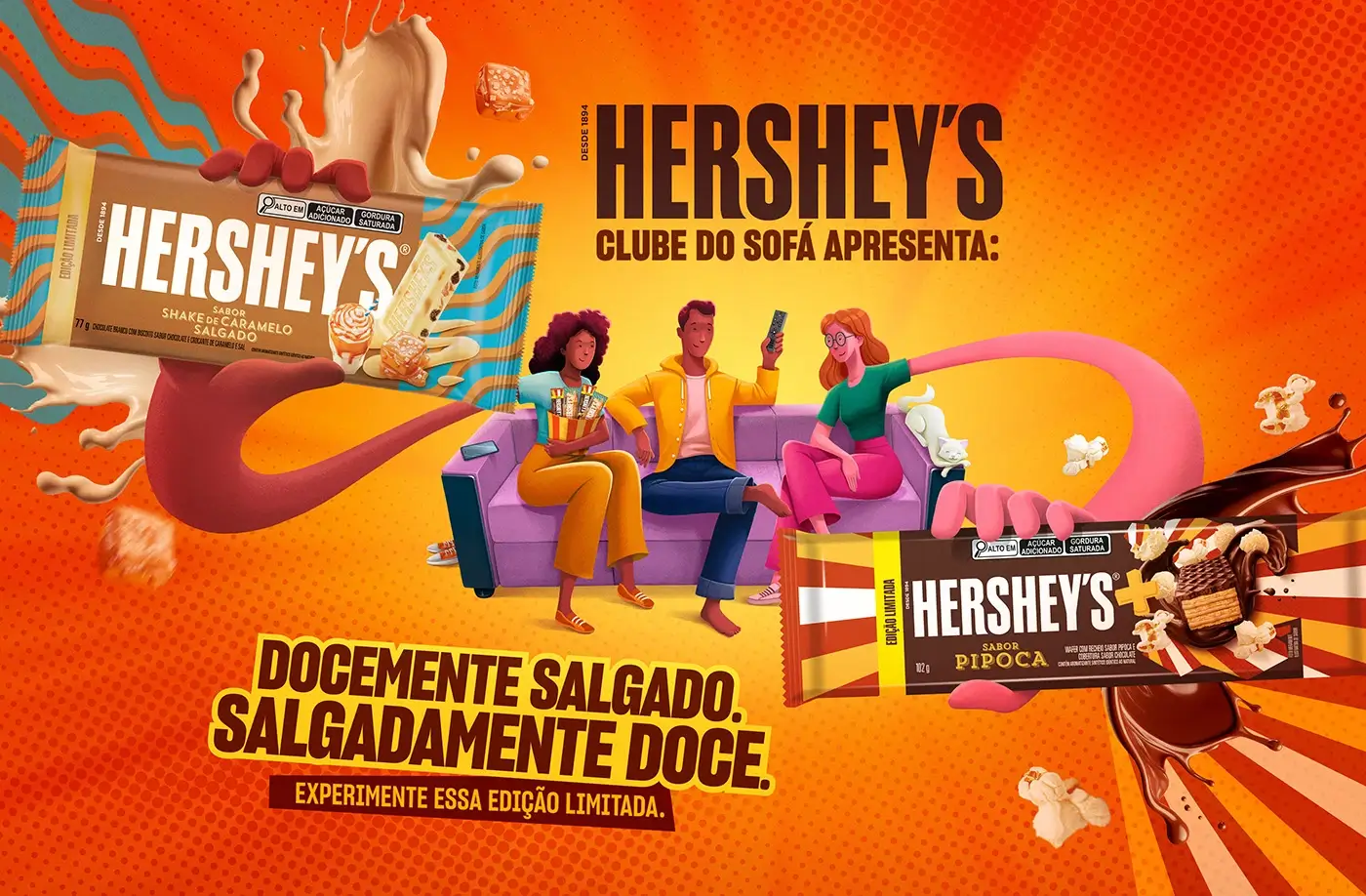 Hershey's — Pipoca Caramelo — Key Art 01