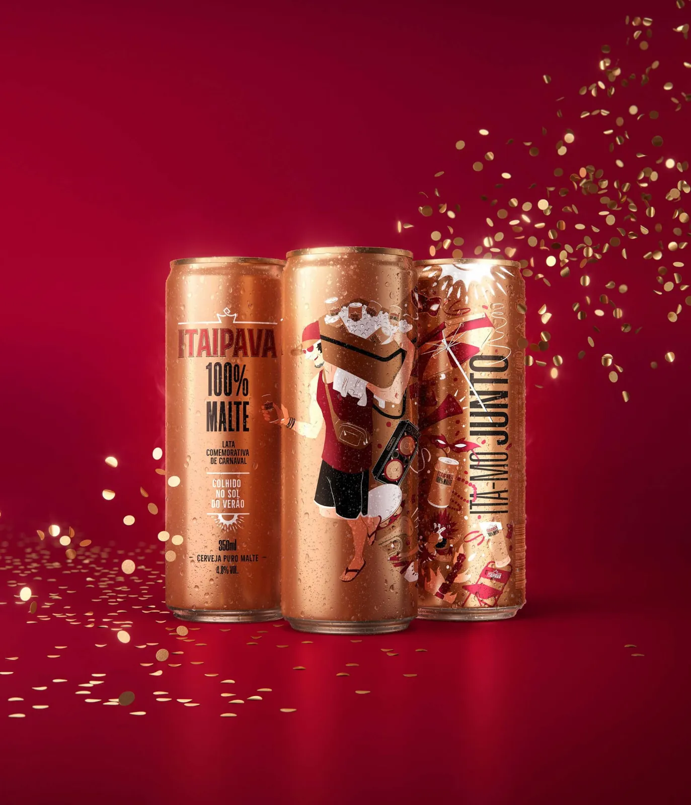 Itaipava 100% Malte — Latas de Carnaval