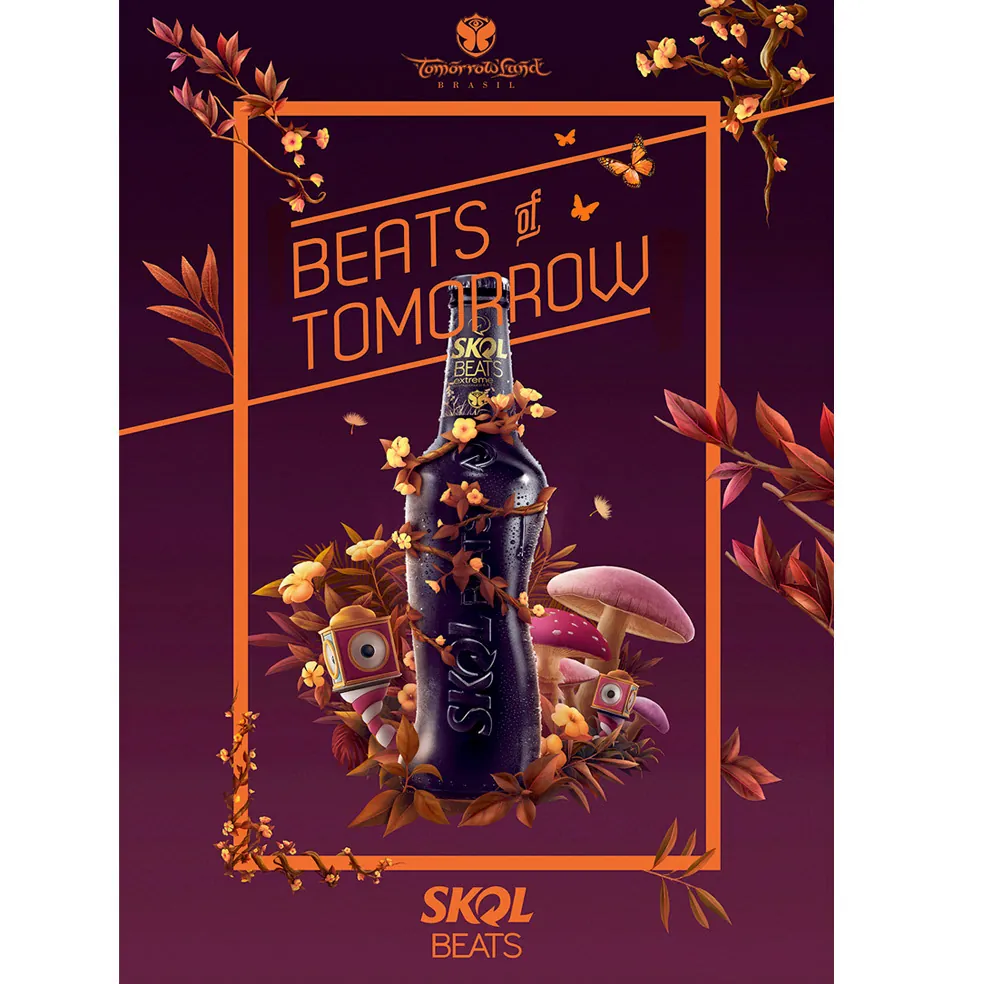 Skol Beats Tomorrowland Brasil — Beats of Tomorrow Poster Dark