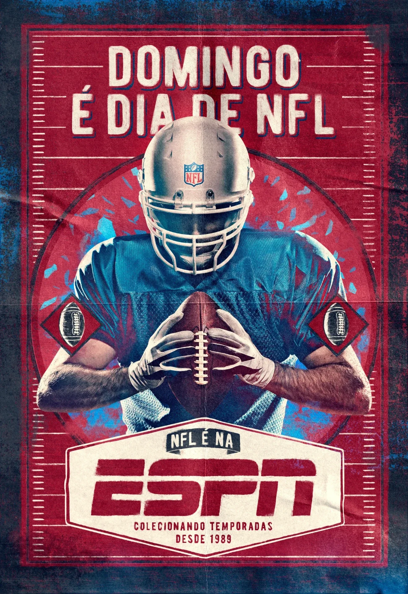 ESPN NFL — Cartaz Azul